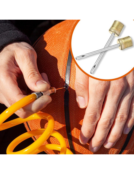 WILLBOND 100 Agujas de Bomba de Pelotas de Acero Inoxidable