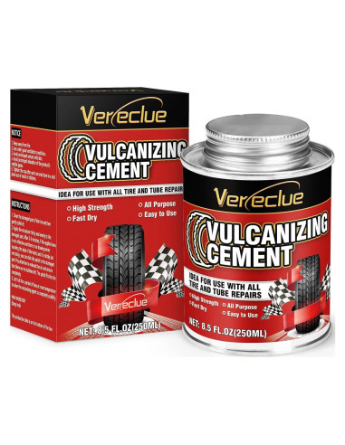Cemento Vulcanizante Vereclue 240ml para Reparación de Neumáticos
