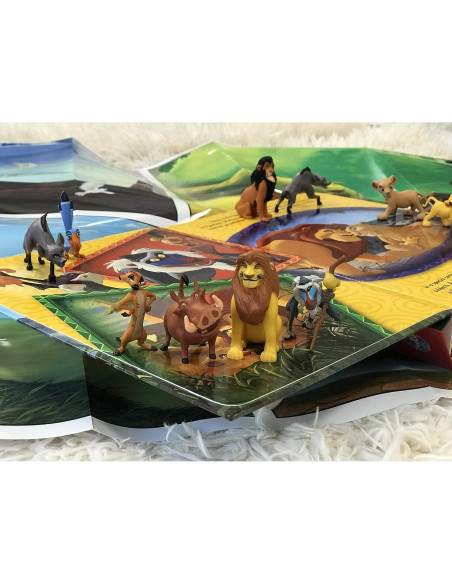 Disney Lion King My Busy Books - Storybook, 10 figurines, playmat