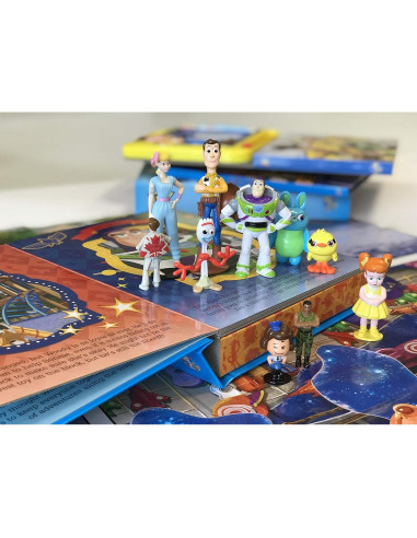 Disney / Pixar Toy Story 4 My Busy Books - Storybook, 10 figurines, playmat