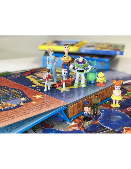 Disney / Pixar Toy Story 4 My Busy Books - Storybook, 10 figurines, playmat