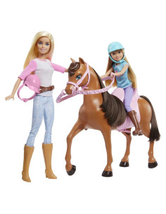 Barbie - Set de juego Stacie y caballo con accesorios