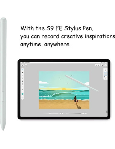 2 Stylus Pen Galaxy Tab S9 FE Anglepingping Verde