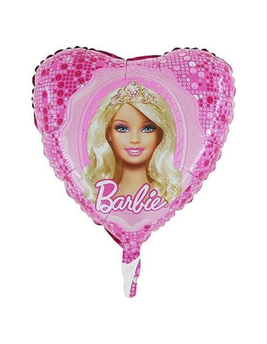 Globo de Corazón Barbie Toyland 46cm con Válvula Automática