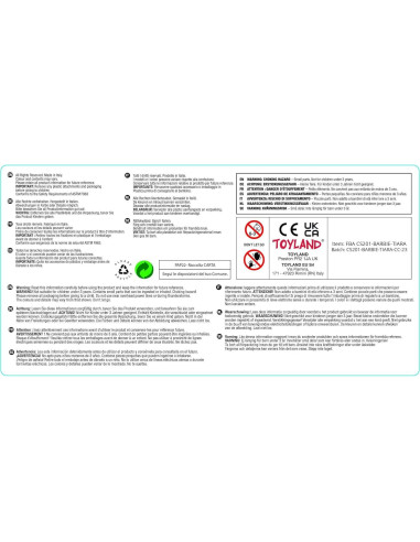 Globo de Corazón Barbie Toyland 46cm con Válvula Automática