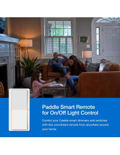 Control Remoto Paddle Pico Lutron para Interruptores Caseta 2