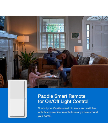 Control Remoto Paddle Pico Lutron para Interruptores Caseta