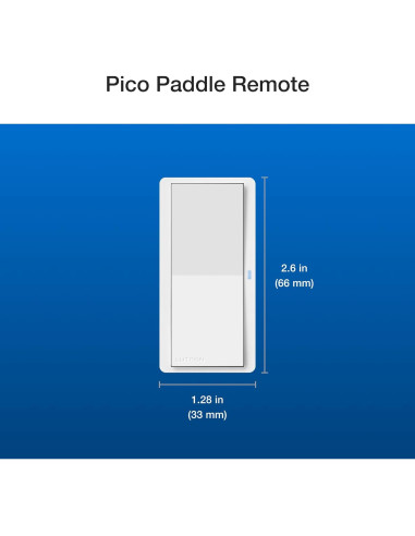 Control Remoto Paddle Pico Lutron para Interruptores Caseta