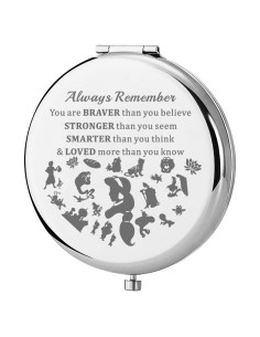 Espejo de bolsillo KEYCHIN Princesa Jasmine 9.14 cm Redondo