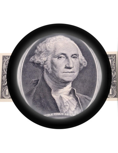 Lupa Beileshi 30x con LED, metálica y óptica, estuche