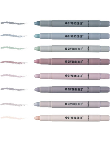 Marcadores de Gel DiverseBee para Biblia Sin Sangrado - 8 Colores