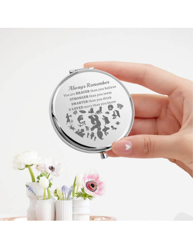 Espejo de bolsillo KEYCHIN Princesa Jasmine 9.14 cm Redondo