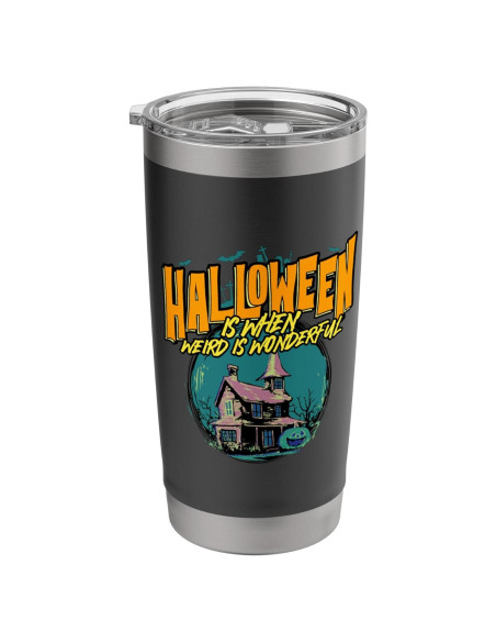 Vaso Térmico Halloween 20 oz Acero Inoxidable Negro