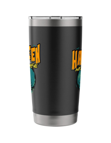 Vaso Térmico Halloween 20 oz Acero Inoxidable Negro
