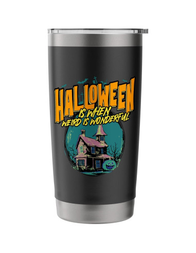 Vaso Térmico Halloween 20 oz Acero Inoxidable Negro