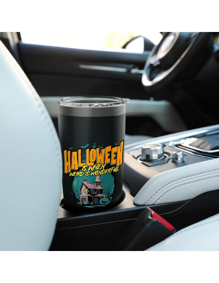 Vaso Térmico Halloween 20 oz Acero Inoxidable Negro