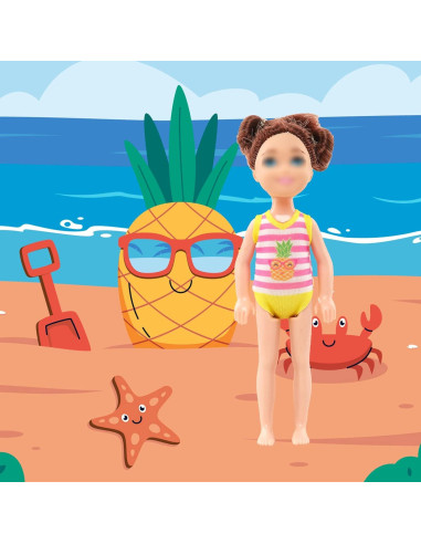 19 Piezas Ropa de Muñeca Miunana 13.5 cm Accesorios