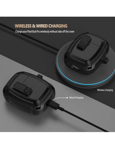 Funda Protectora GARTOO para Google Pixel Buds Pro 2022/2024