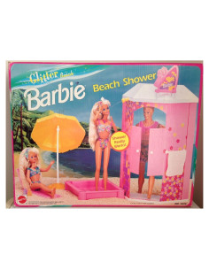 Barbie Set de Playa Brillante 1992 Mattel Ducha Funcional