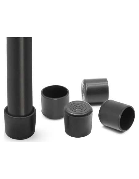 20 Tapones Redondos de PVC para Patas de Sillas Uenhoy 25mm