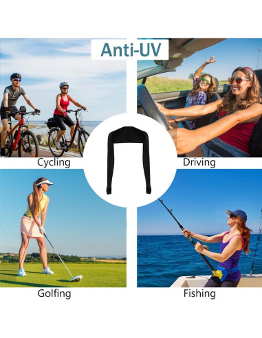 Mangas de Chal Refrigerantes AOUTACC UV para Mujeres - 6 Piezas