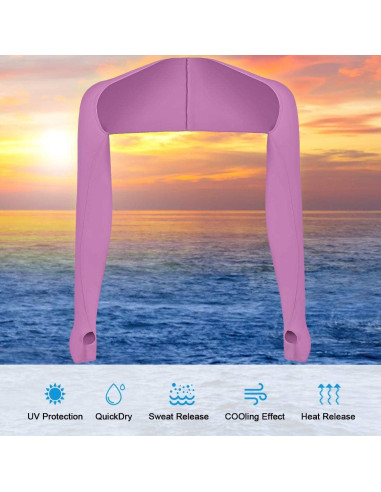 Mangas de Chal Refrigerantes AOUTACC UV para Mujeres - 6 Piezas