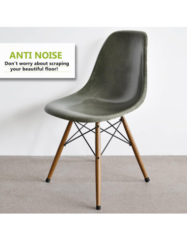 20 Tapones Redondos de PVC para Patas de Sillas Uenhoy 25mm