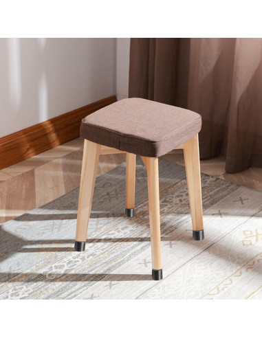 20 Tapones Redondos de PVC para Patas de Sillas Uenhoy 25mm