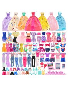 BARWA 57 Piezas Ropa y Accesorios para Muñeca 29 cm