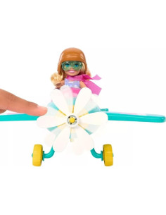 Barbie Chelsea Muñeca Piloto con Avión y Accesorios 2