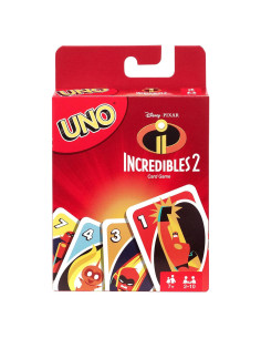 Juego de Cartas UNO Mattel Los Increíbles 2 112 Cartas