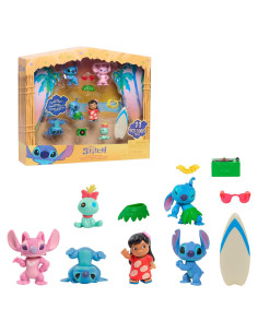 Conjunto de Figuras Coleccionables Disney Stitch 11 Piezas 5 cm