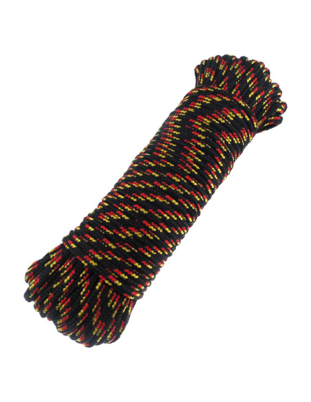 Cuerda de Nylon Trenzada Cenme 5mm x 30.48m Alta Resistencia