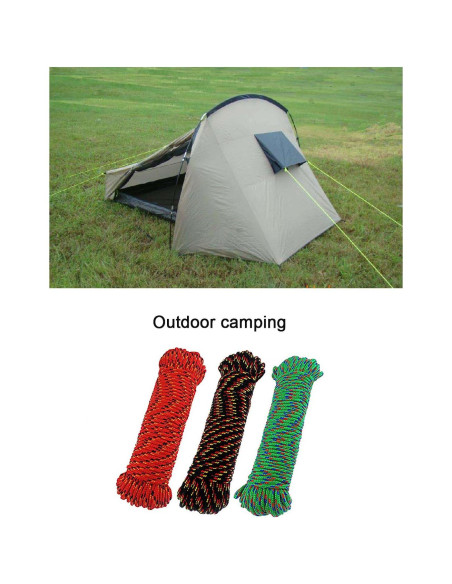 Cuerda de Nylon Trenzada Cenme 5mm x 30.48m Alta Resistencia