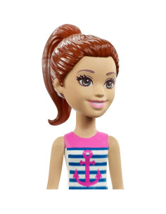 Muñeca Barbie En Movimiento Marinera 10.16 cm Mattel 2