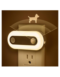 Luz Nocturna Enchufable Fulighture con Sensor de Movimiento 2 Pcs