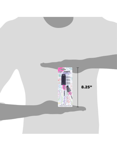 Marcador de Tela Tulip Negro Punta Chisel Jumbo No Tóxico