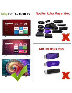 Control Remoto Universal Gmatrix RC280 para Roku TV - Compatible TCL, Hisense, Sharp 2