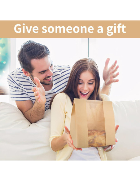 30 Bolsas de Pan Casero YMTLJHDSY con Ventana 34.8x20.8 cm 30 Bolsas de Pan Casero YMTLJHDSY con Ventana 34.8x20.8 cm