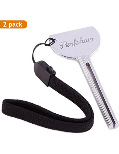 2 Llaves Exprimidor de Tubo Metal Perfe Hair - 8.38 cm