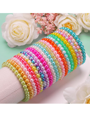 Kit de 2400 Perlas Multicolor GAGANIU 6mm para Pulseras