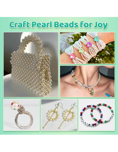 Kit de 2400 Perlas Multicolor GAGANIU 6mm para Pulseras