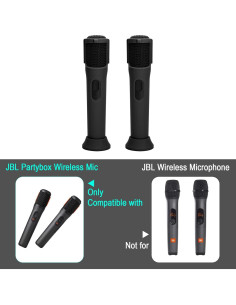 Funda de Silicona TXEsign para Micrófono Inalámbrico JBL PartyBox - 2 Piezas 2