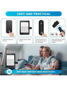 Pasador de Página Inalámbrico para Kindle Paperwhite - Control Remoto RF 2