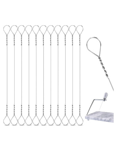 10 Piezas Alambre Reemplazo Cortador de Queso Nuanchu