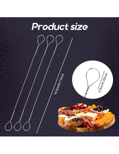 10 Piezas Alambre Reemplazo Cortador de Queso Nuanchu