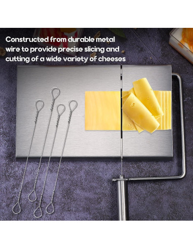 10 Piezas Alambre Reemplazo Cortador de Queso Nuanchu