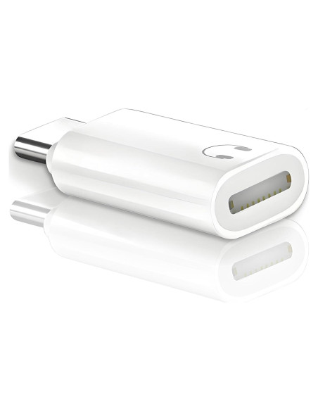 Adaptador de audio USB C a Lightning Shenzhenshiyoulanteerkeji - Blanco