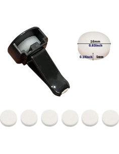 30 Almohadillas de Recarga para Clips de Ventilación Nadiho 16mm 2