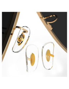 6 Pares Almohadillas Nasales Ray-Ban 16mm Doradas